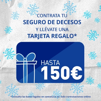 Al contratar online tu seguro de Decesos te llevas gratis una tarjeta regalo